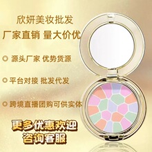 跨境新品散粉日本E大饼蜜粉27g家庭装便携装8.8g控油持久定妆