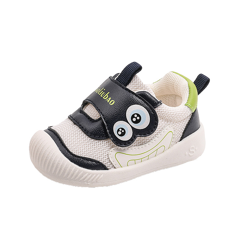 Zapatos para niños pequeños de primavera y otoño para niños, fondo suave para niños, transpirable para niñas, zapatos deportivos de malla para niños casuales antideslizantes