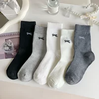 Гольфы Soft brand средней длины, демисезонные, с бантиком, унисекс