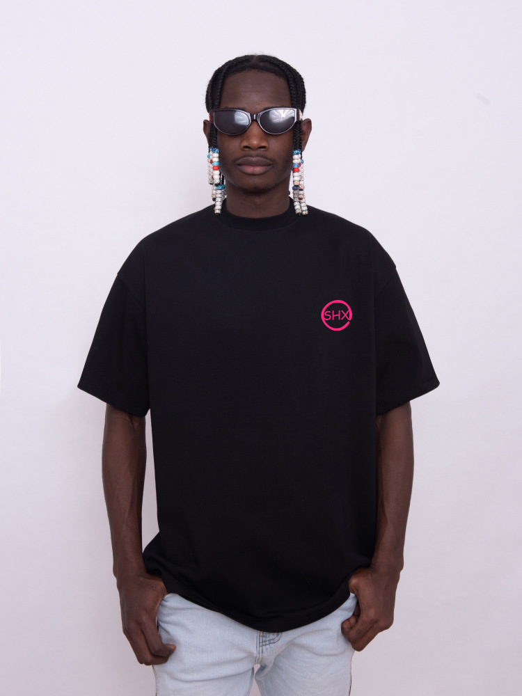 Oversized Graffiti Letter Print T-shirt For Men Graphic Streetwear_voghion.com