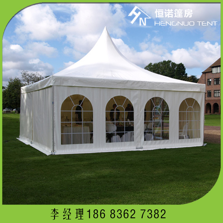 广州厂家出售3~10米跨度展览帐篷 铝合金摊位活动尖顶篷房