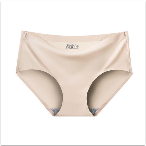 810 Ice Silk Invisible Underwear for Ladies - Summer Thin Pure Cotton Thigh-High Breathable Sexy Teenage Wind-Round Triangle Pantalettes