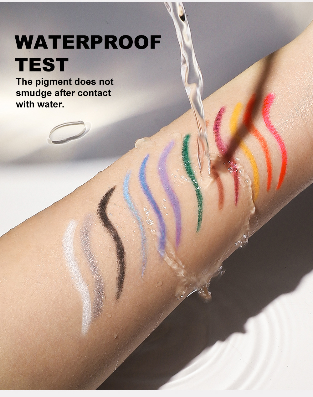 YOUNG VISION 12-piece box eyeliner gel pen is not easy to smudge eyeliner gel pen, colored eyeliner gel pen undefined
