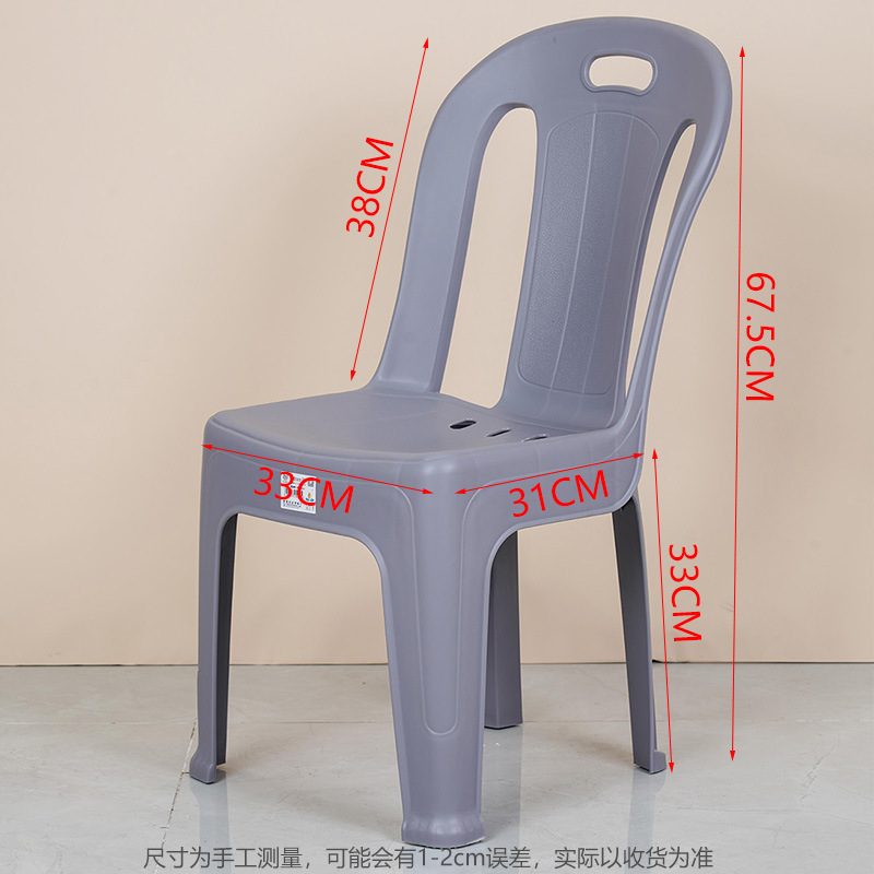 塑料靠背椅加厚塑料凳子特厚家用大排档夜市矮款成人儿童烧烤椅|undefined
