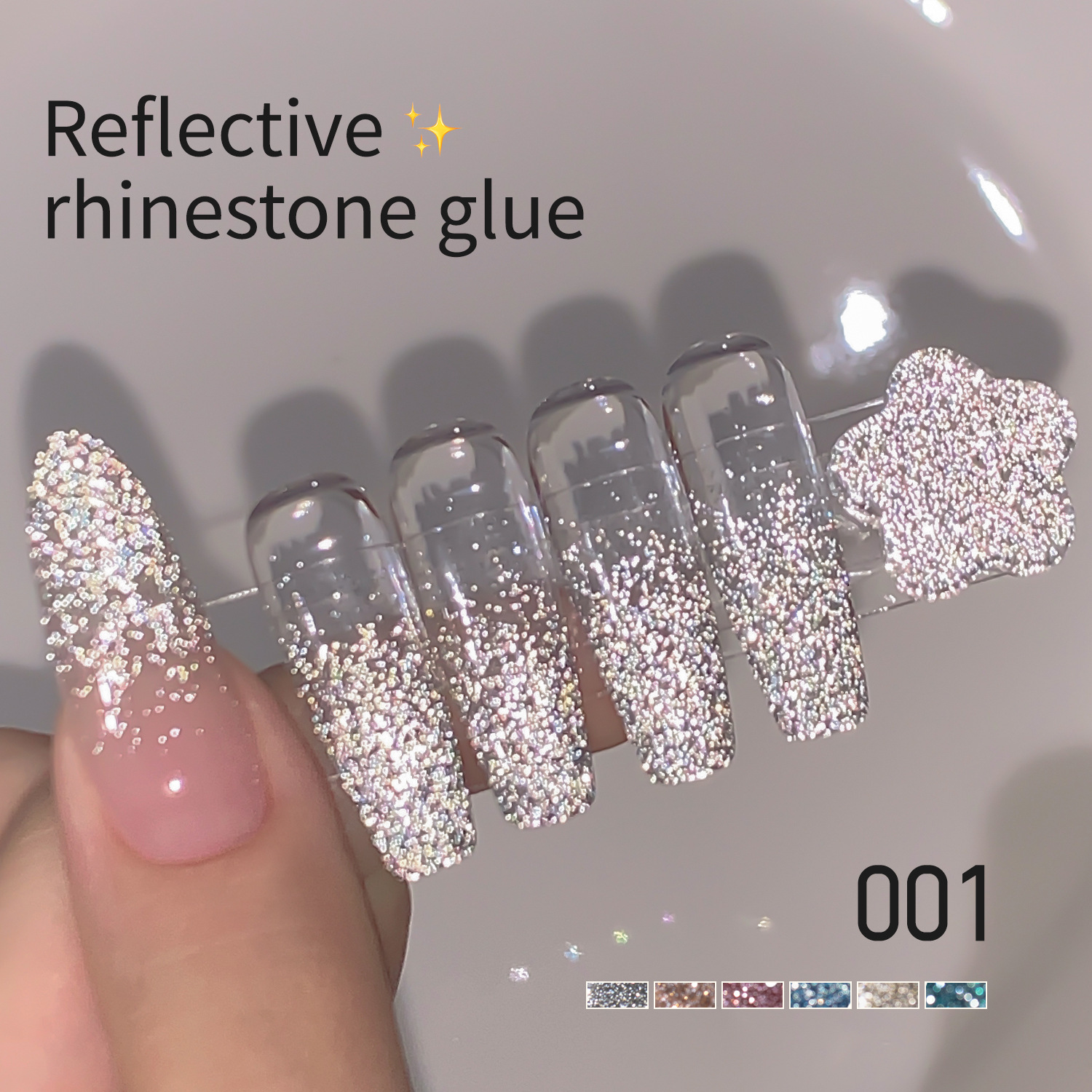 Esmalte de Uñas Gel Reflectante Secado Rápido, Brillante para Salón de Belleza y Manicura image 8