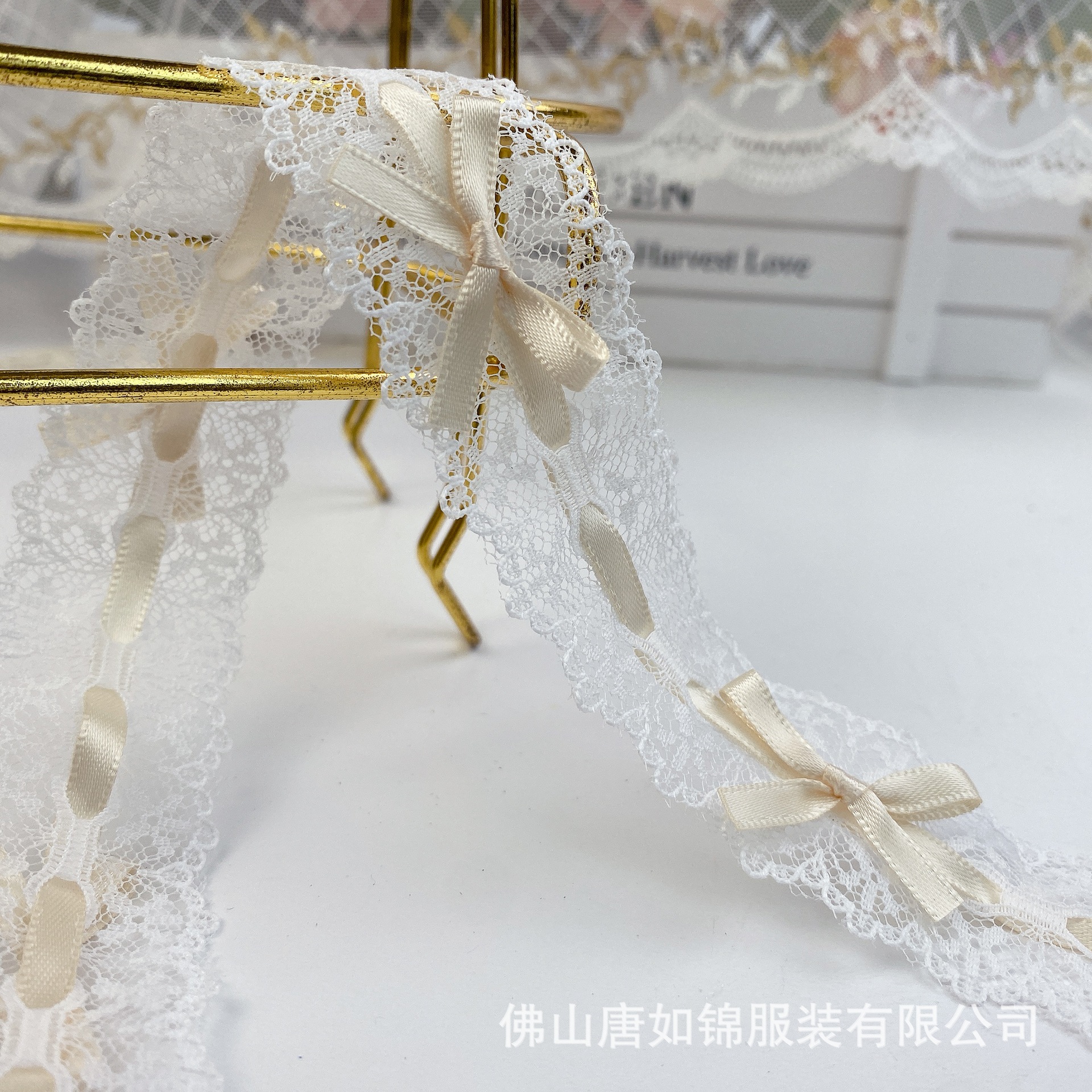 베이지 색상 원사이즈(폭 3CM)