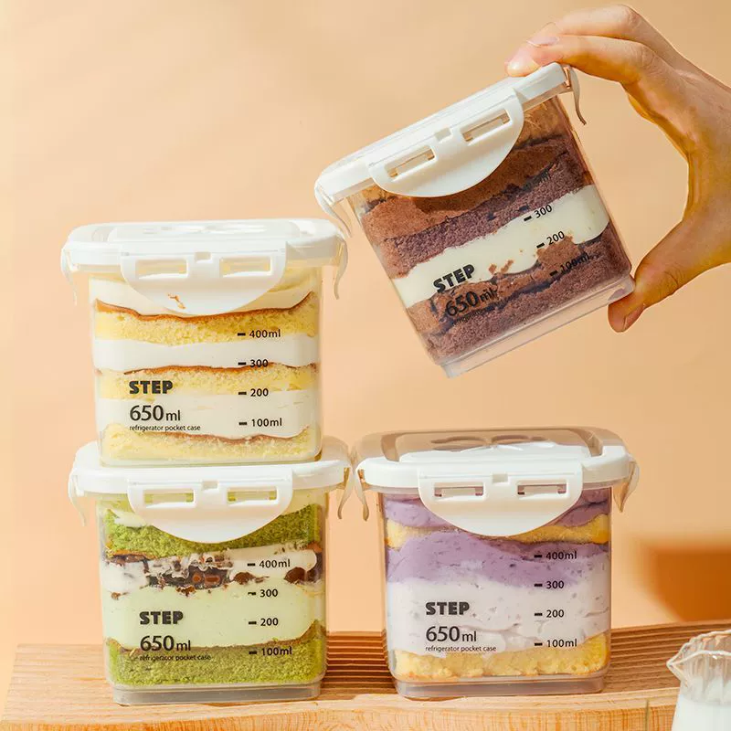Box cake интернет-знаменитость маленькая сырная банка животное крем тысяча слоёв паста таро Qiaoli сладость больший cong You wholesale
