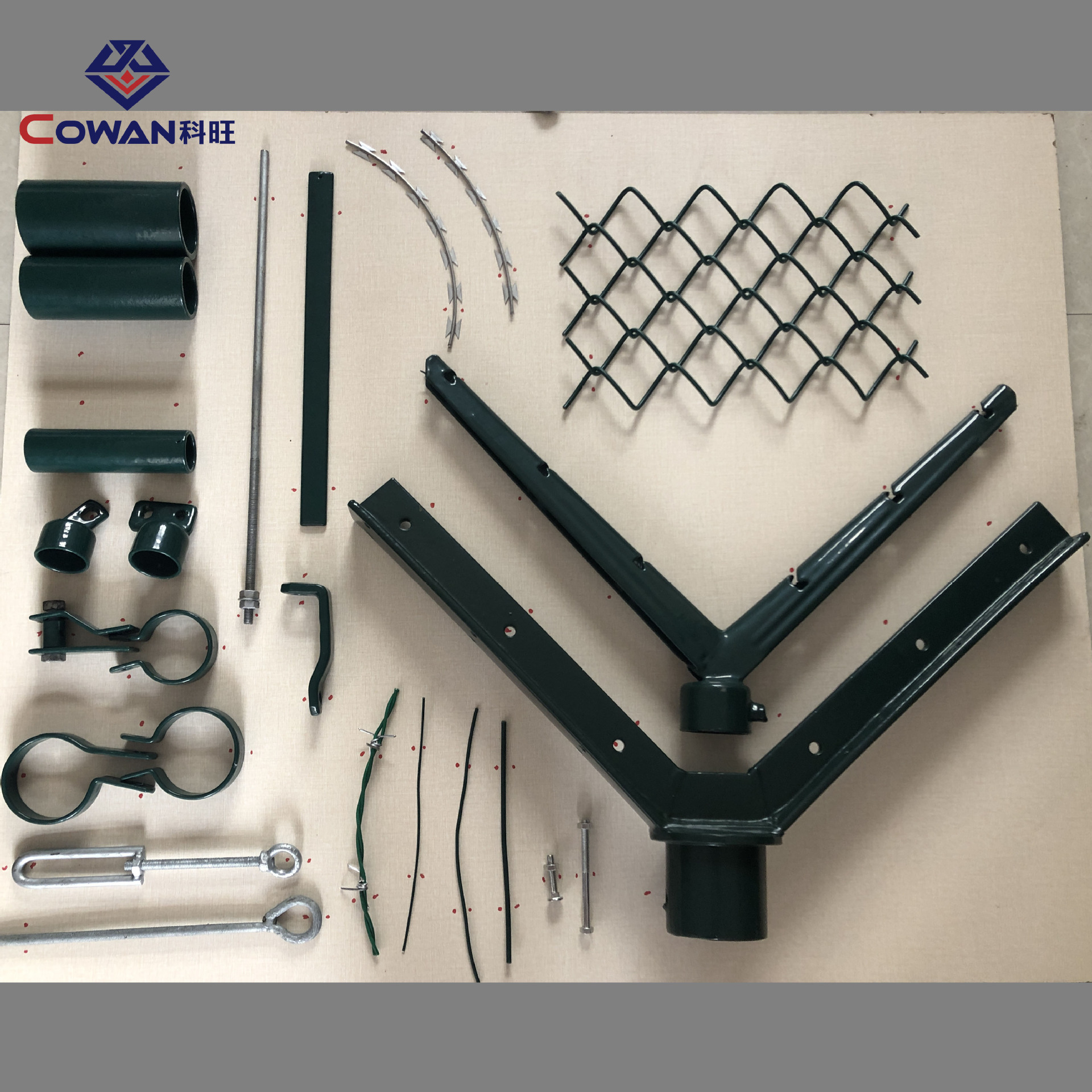 Cuchilla de púas anti-escalada, antirrobo, alambre de púas, jaula rodante, soporte de montaje de alambre, red antirrobo de aislamiento, soporte en forma de V