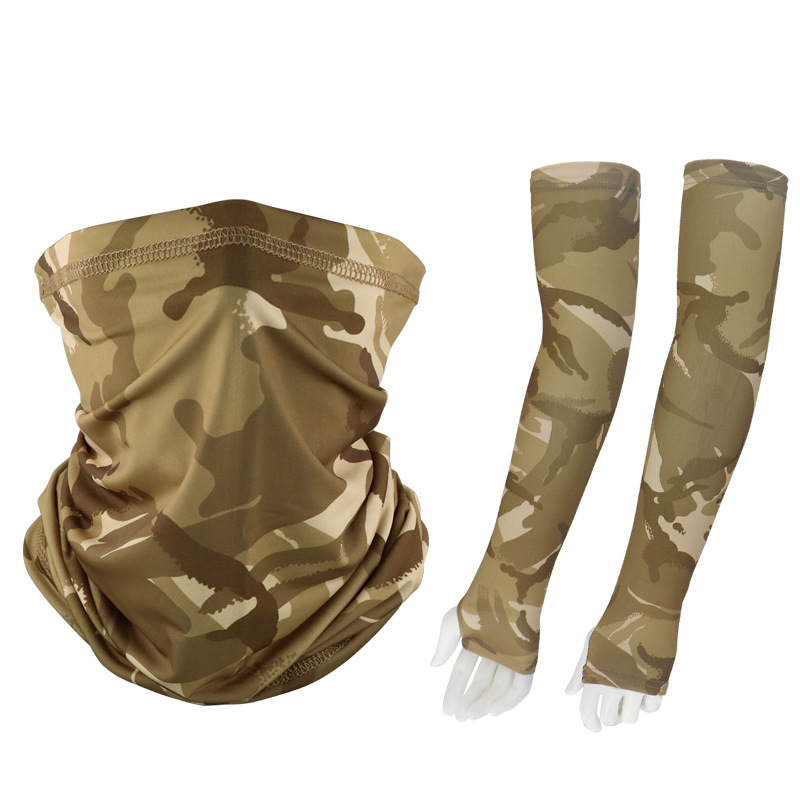 Desierto británico (babero de seda de hielo con dedos y mangas de hielo)