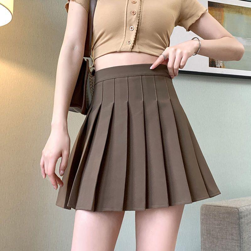 카키색 지퍼가 달린 안전바지