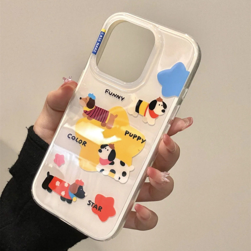 グラフィティ シェイク ドッグ iPhone16 Apple 15promax 携帯電話ケース 14 新しいスタイル 13 パック 12 女性に適しています|undefined