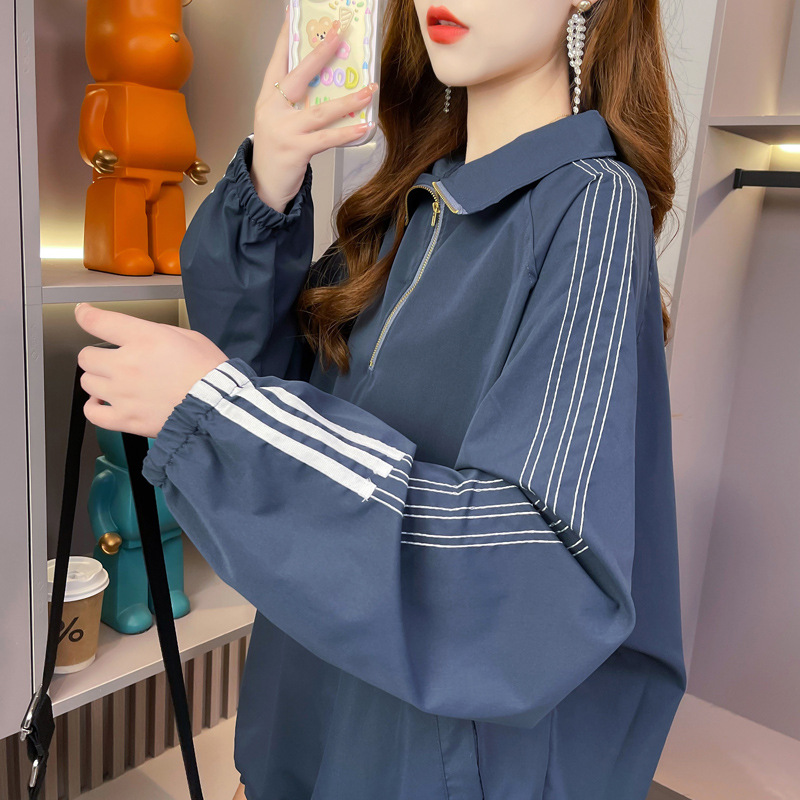 [Calidad de TikTok] espalda bolsa collar especial más tamaño verano delgada protección solar ropa pareja abrigo superior 2023