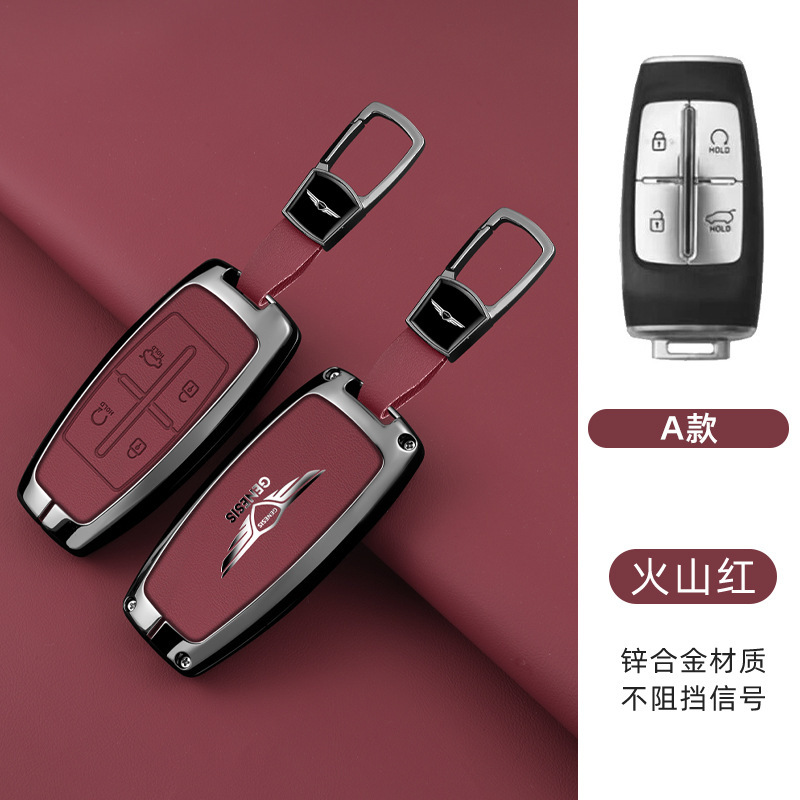 모델 A 4버튼 [싱글 쉘 + 버클] 버건디