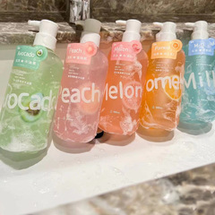 YESNOW Yingxue フルーツ カラフル シャワージェル 500ml フレグランス シルキー バブル バス リキッド スムーズ、保湿、輝き