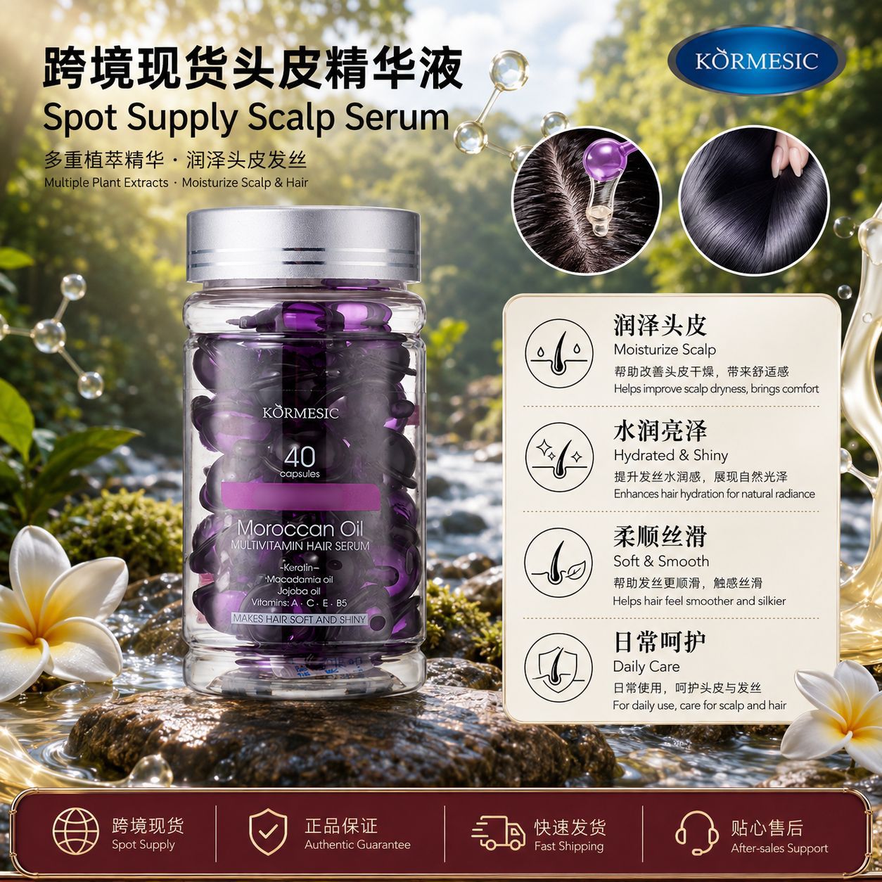Sérum Capilar Reparador para Cuidado del Cabello