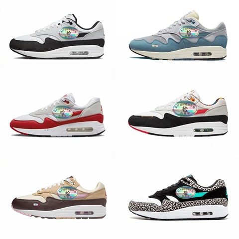 Putian authentic version with logo Max 1 air cushion 90 men's and women's casual running shoes, various models FD9082-107