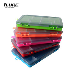 愛路亞漁具新款210系列路亞單層插片餌盒 假餌釣魚配件工具收納盒
