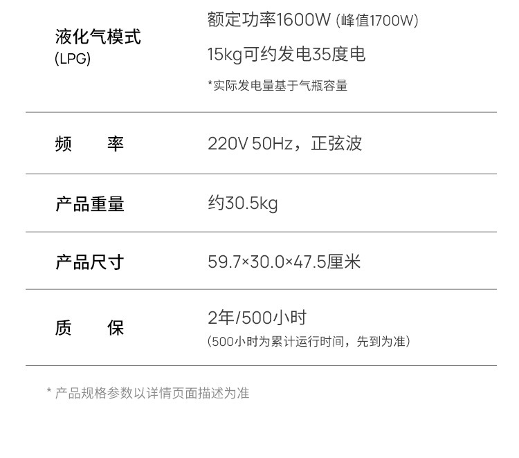 Ecoflow Zhenghao Intelligent Dual-Fuel Generator Oil and Gas Dual-Purpose Automatic Start and Stop 1800W 1600W