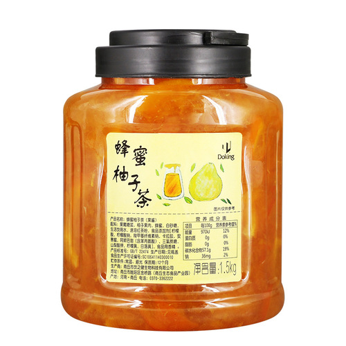 Shield Emperor Honey Pomelo Tea Sauce Fruit Tea Original Pulp Brewed Beverage Flower Tea Fruit Paste Dairy Tea Shop Special Raw Material
