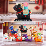 网红爆款盲盒马上财运转赚马年创意礼品马年盲盒马年小礼品文创