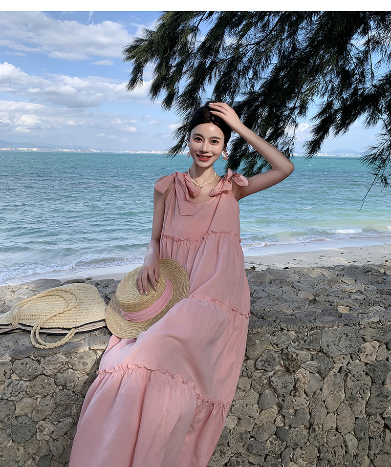 F6236 610K VÁY ĐẦM LIỀN THÂN NỮ SHETDT MÙA HÈ THỜI TRANG NỮ ĐỒ ĐI BIỂN VÁY MAXI G02 SẢN PHẨM MỚI