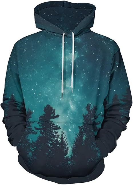 Men’s 3d Printed Pullover Hoodie Thermal Winter Sweatshirt_voghion.com