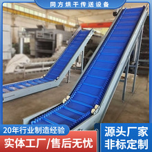 供应化工颗粒给料机 刮板式皮带提升机 高温饲料提升上料机定制