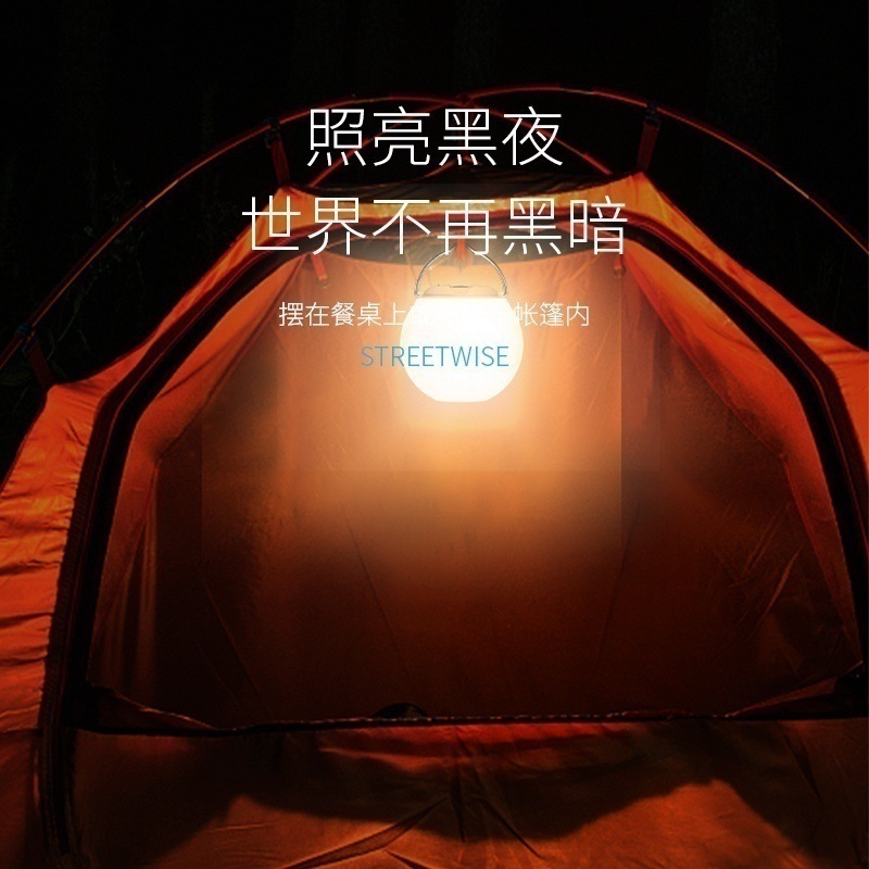 跨境新款户外氛围露营灯充电超帐篷应急野营灯马灯停电照明暖光挂|undefined