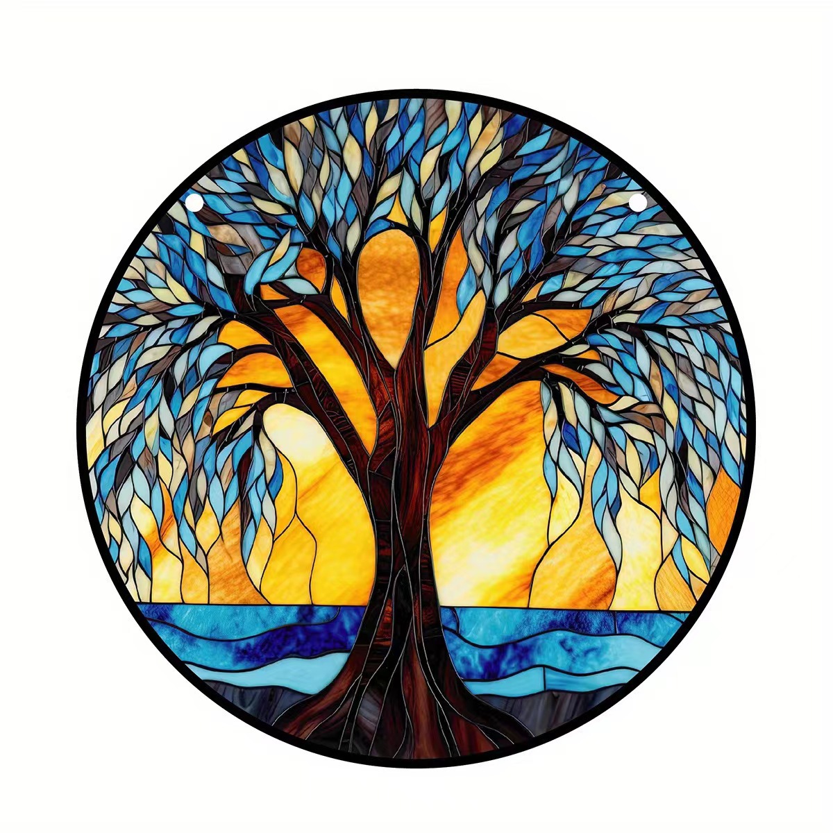 Transfronterizo nuevo coche accesorios magnífico redondo mariposa casa adornos de acrílico material de Navidad decoraciones para el hogar