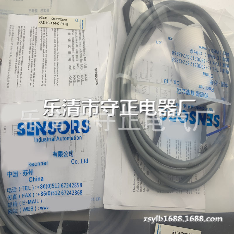 现货 传感器 KAS-90-A14-O-PTFE 接近开关 全新