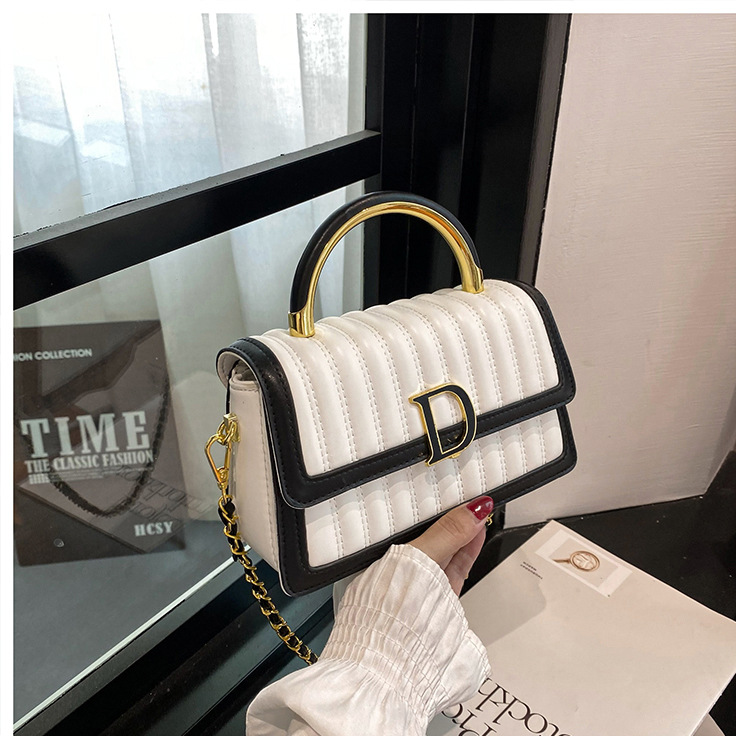 Hochwertige, leichte, luxuriöse, weiche Ledertasche mit bestickter Kette, kleine, duftende Tasche für Damen, vielseitige, modische Textur, One-Shoulder-Crossbody-Handtasche_voghion.com