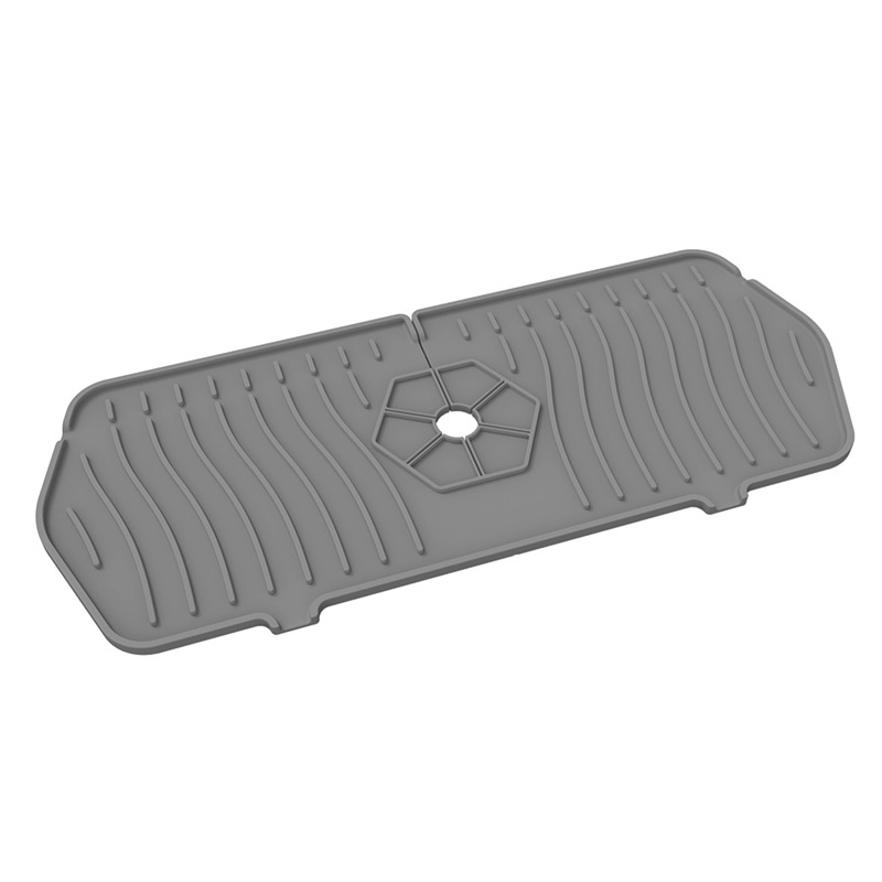 Nuevo grifo de silicona, almohadilla a prueba de salpicaduras, almohadilla de drenaje de grifo, almohadilla de grifo de baño de cocina, tamaño grande, mediano y grande