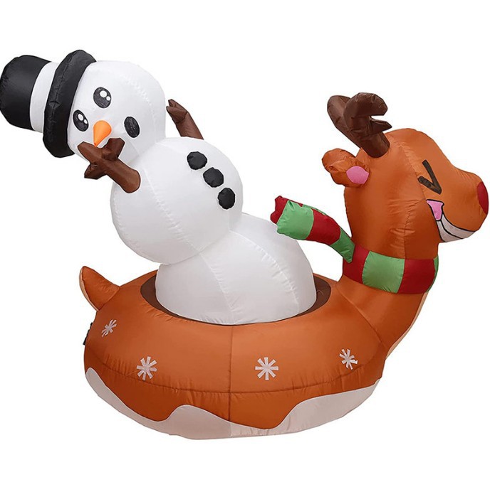气模充气圣诞雪人气模充气人偶公仔卡通充气气模万圣节充气