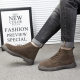 Men's Martin boots single cotton same style 2023 new casual shoes Korean style trendy student sports Breathable High-top all-match