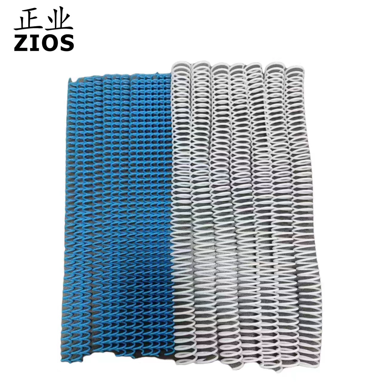 Прямые поставки с завода: пружина-спираль 4:1 для переплета формата А4, 46 отверстий, из ПВХ, одинарная пружина, резиновое кольцо