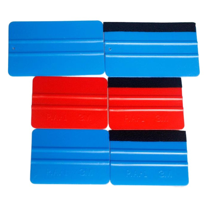 Rascador cuadrado con pelusa adecuado para 3m que cambia de color película etiqueta engomada del coche herramienta traje lana parche fieltro reemplazo