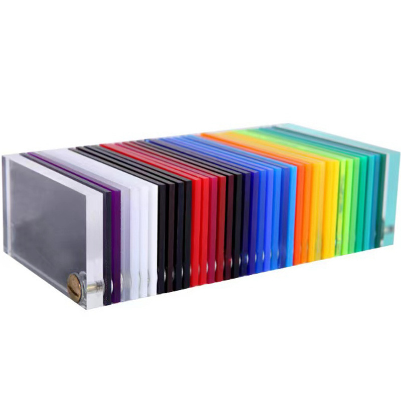 彩色透明亚克力有机玻璃板红橙黄绿蓝色PMMA亚克力PS有机板材加工