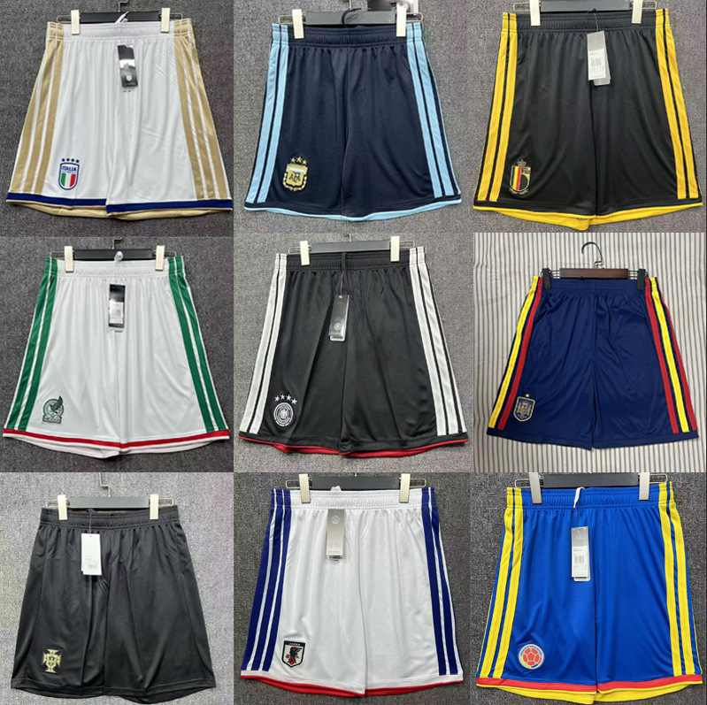 Football Shorts World Cup Argentina Mexico Germany Spain Chelsea Inter Milan Training Shorts Factory Direct Sale
