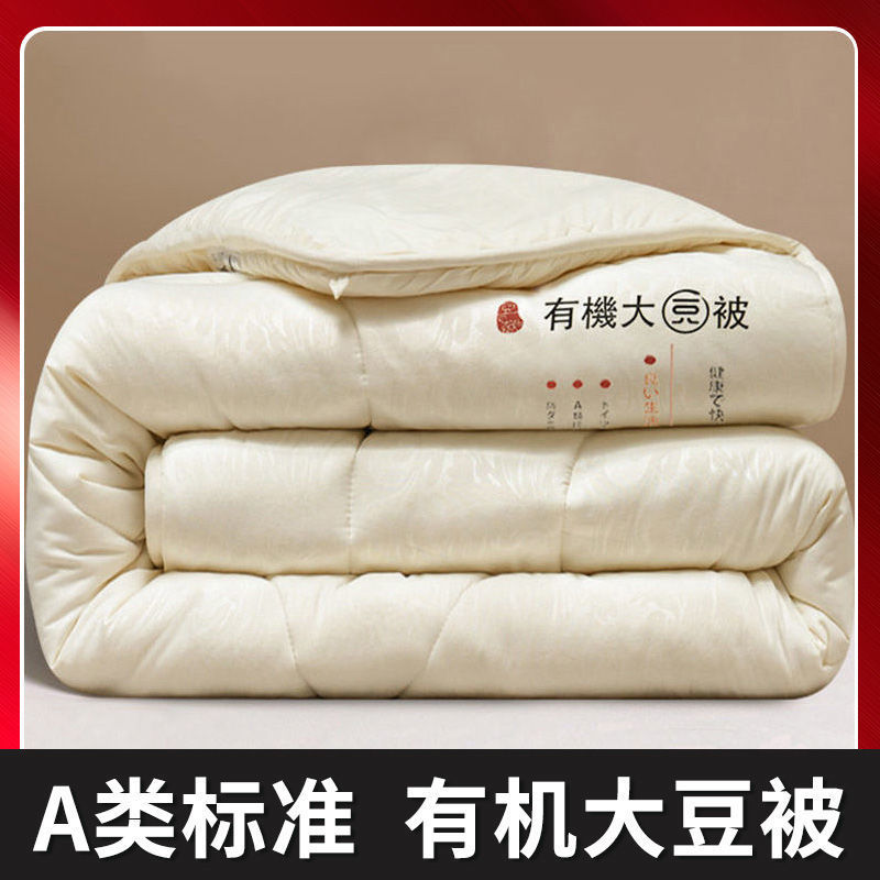 wholesale San Jie Dai Soybean fibre spring and autumn Winter quilt Slug air conditioner student dormitory Single Quilt thickening keep warm