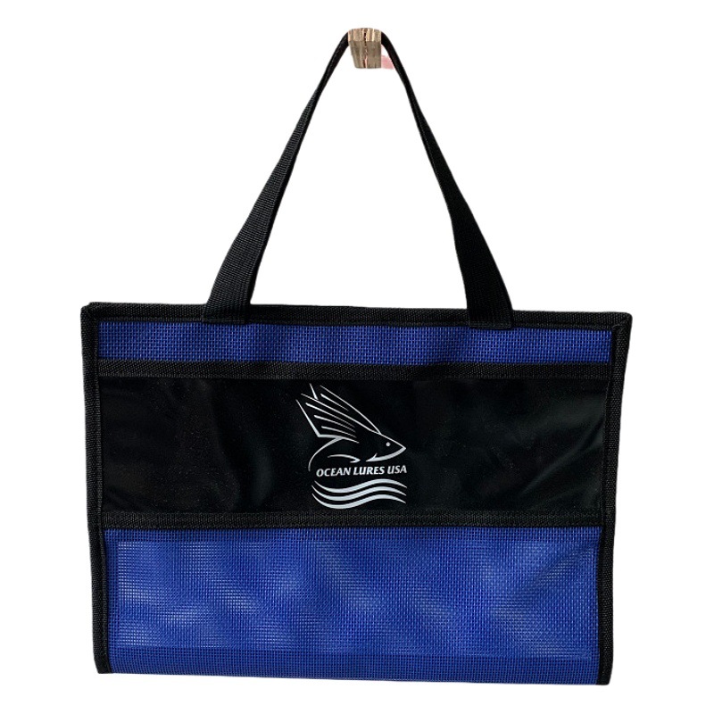 Portable large A3/8K Art bag drawing board picture clip storage bag student mesh transparent zipper bag Picture Album sorting bag