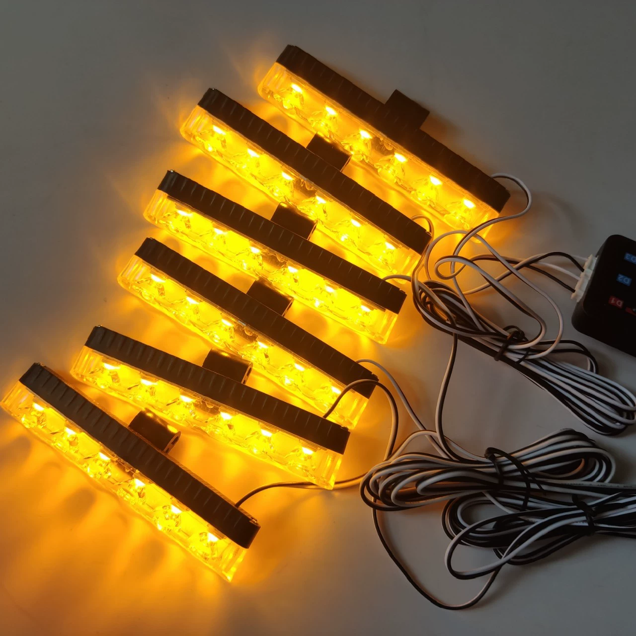 03043-6 ручное управление DC12V One Drag Six с полной яркостью 6LEDX6 36LED клип без перфорации вспышка