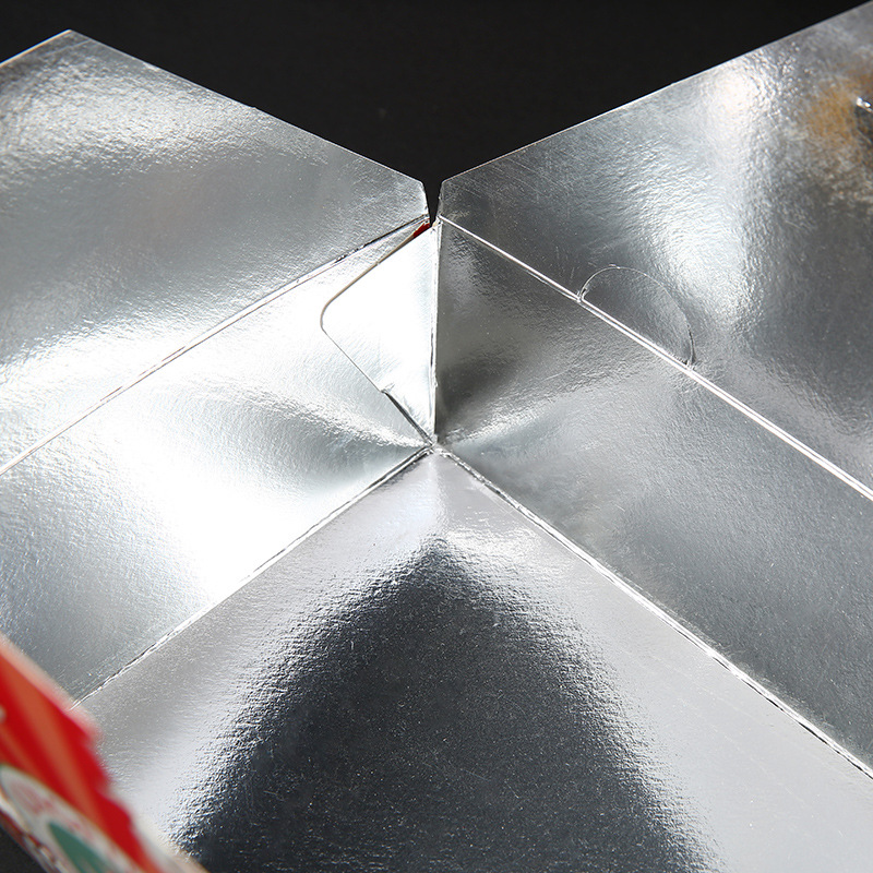 Caja de pollo frito comercial desechable transfronteriza personalizada, pierna de pollo sin descuento, arroz de pollo, caja de empaque de bocadillos, caja de comida para llevar de papel de aluminio