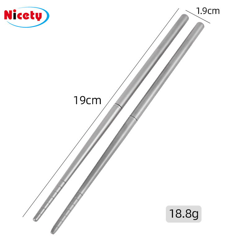 티타늄 나사젓가락 19cm [미끄럼 방지 포함]