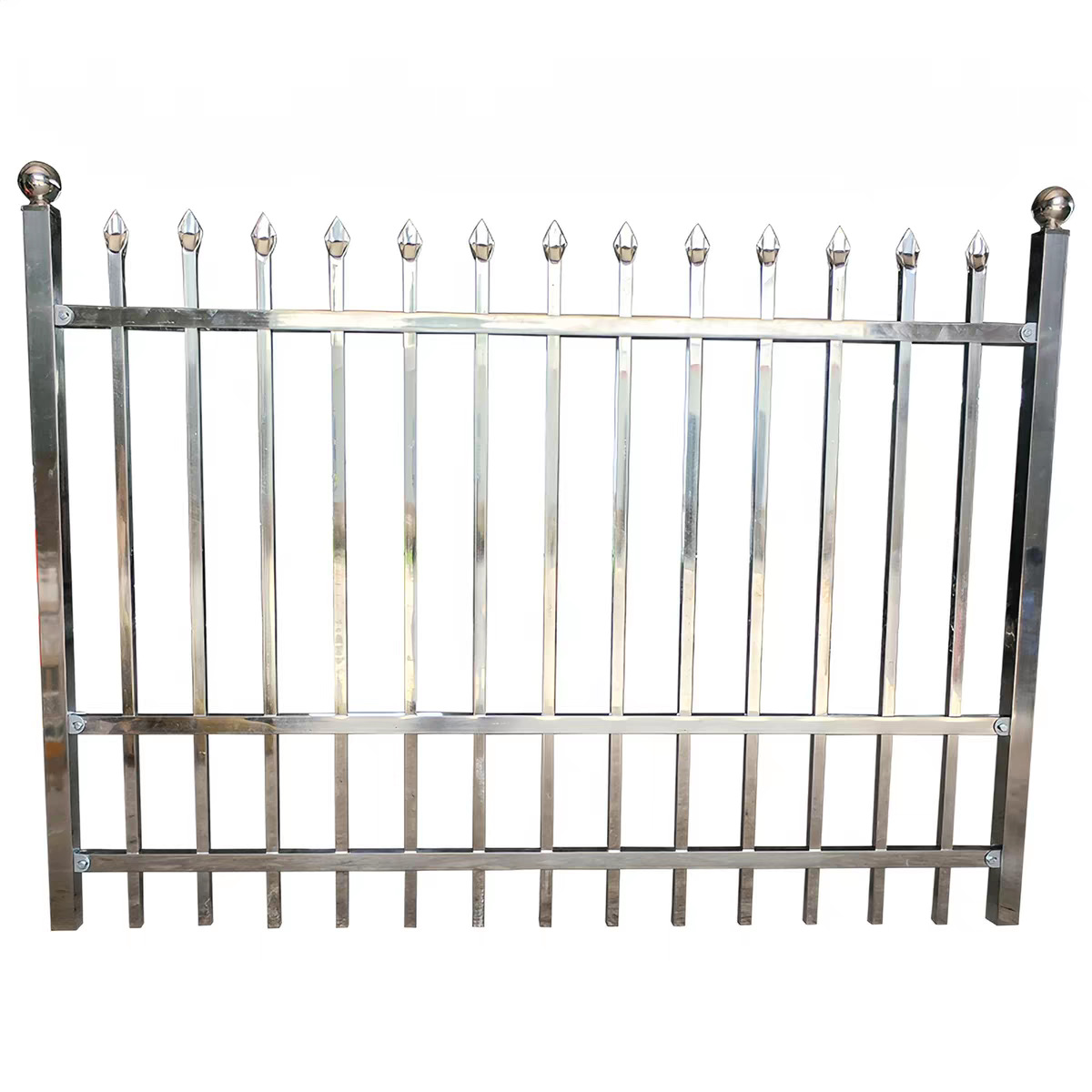 valla de acero inoxidable