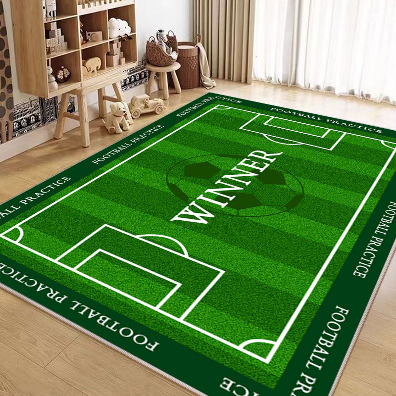 Amazonas alfombra de campo de fútbol alfombra de sala de estar alfombra de cama alfombra de campo de juego interior alfombra de campo de campo verde alfombra