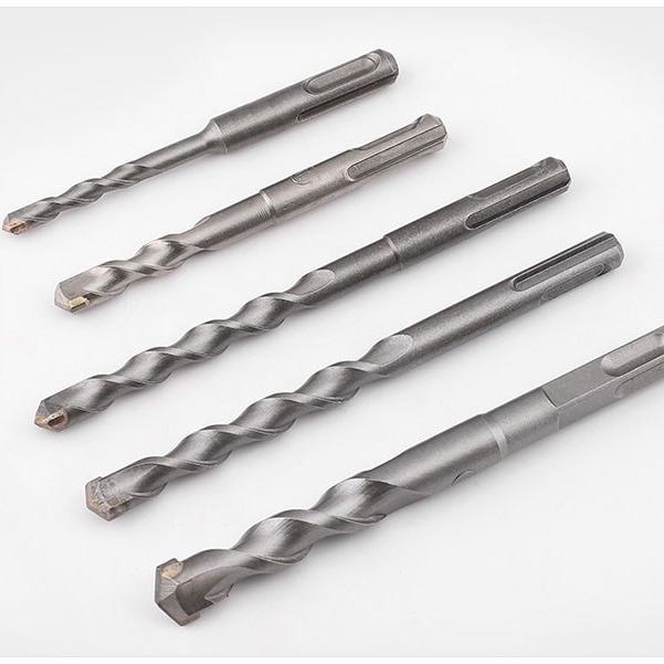 Square shank four-pit alloy electric hammer drill bit concrete through wall opening percussion drill bit wall opening drill bit