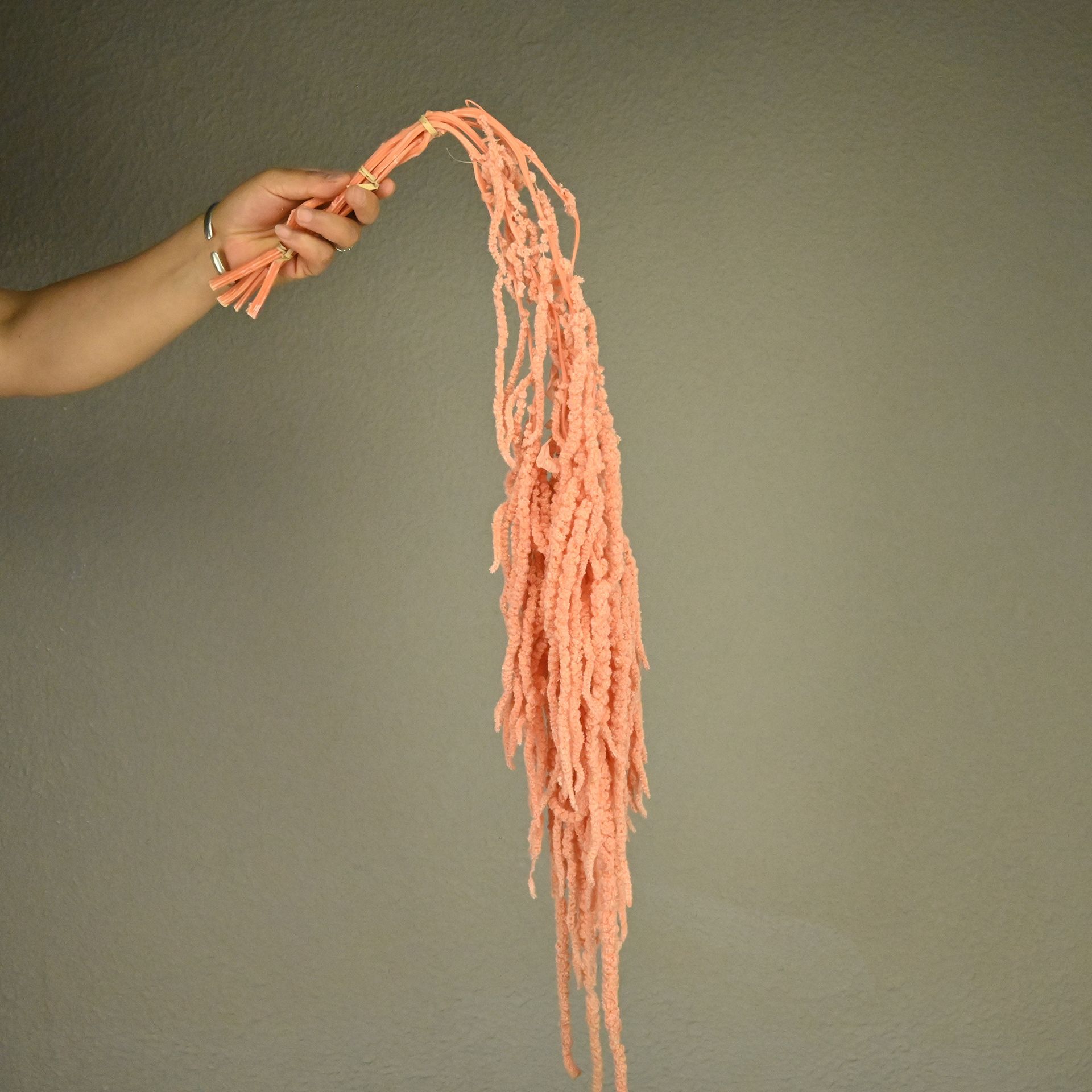 Flores fantasmas colgantes de arroz flor inmortal Juliet Amantes lágrimas colgantes de flores de decoración de bodas flores verdaderas