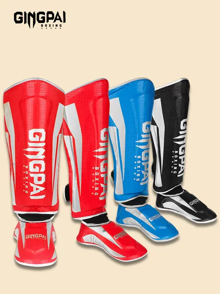 Jingpai Sanda protective gear full set adult children Muay Thai boxing training head guard leg guard chest fight protective gear suit