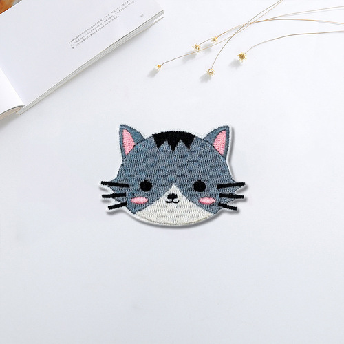 Cartoon animal embroidered cloth patches, cute bag decoration, clothes patches, embroidered patches, cross-border clothing accessories wholesale