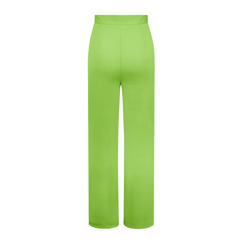 Women's Daily Street Casual Solid Color Full Length Straight Pants display picture 10